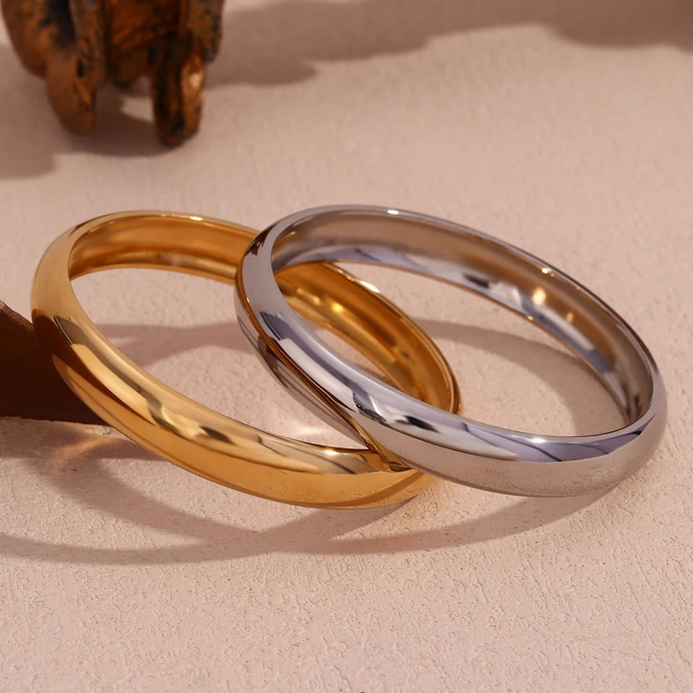 Chunky Bangles | Gold & Silver