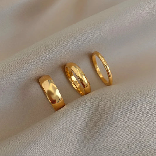 Everyday Band Ring | Gold & Silver
