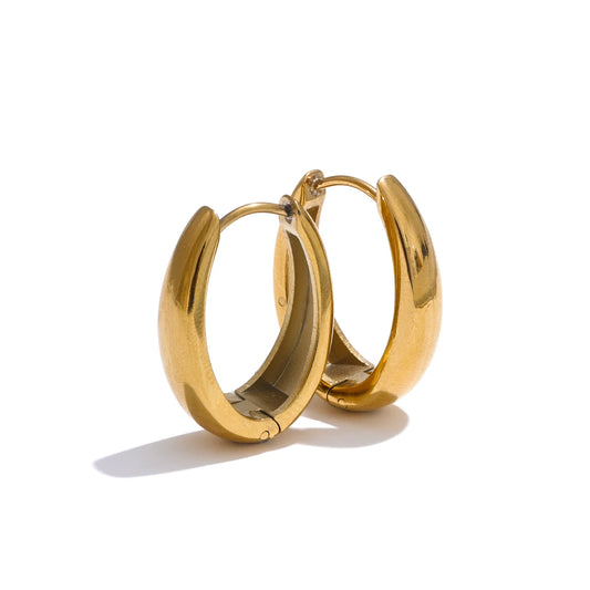 Jada Hoop Earrings | Gold & Silver