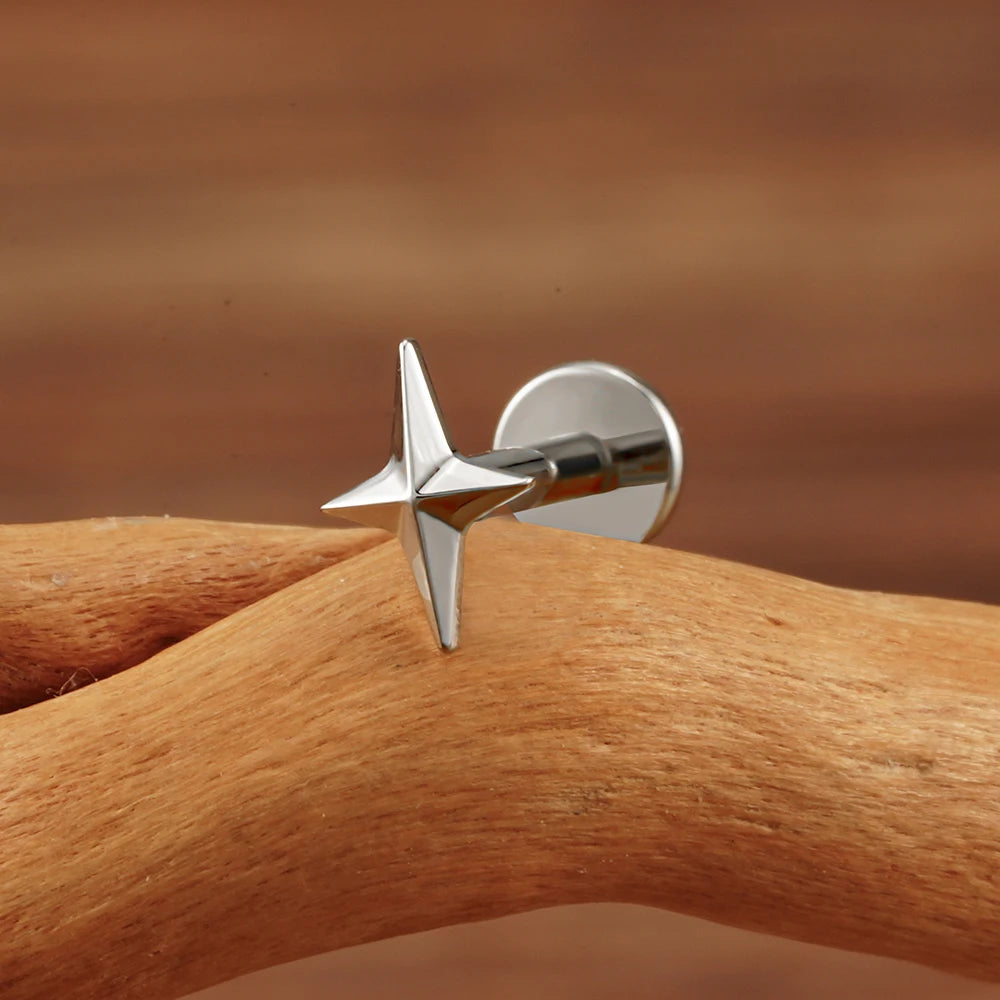 Starburst Flatback | Gold & Titanium