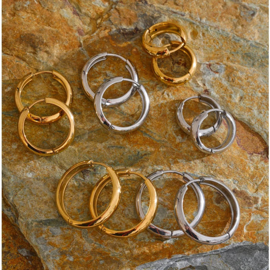 Basic Hoops | Gold & Platinum