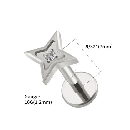 Starlit Flat Back | Gold & Titanium