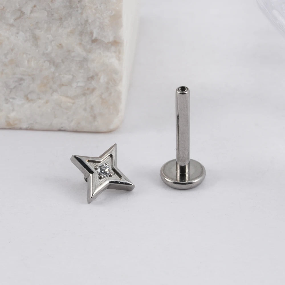 Starlit Flat Back | Gold & Titanium