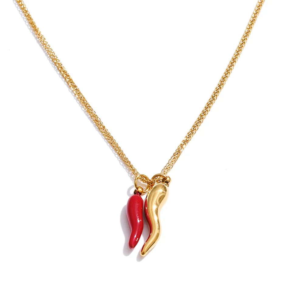 Fortuna Duo Necklace | Gold & Platinum
