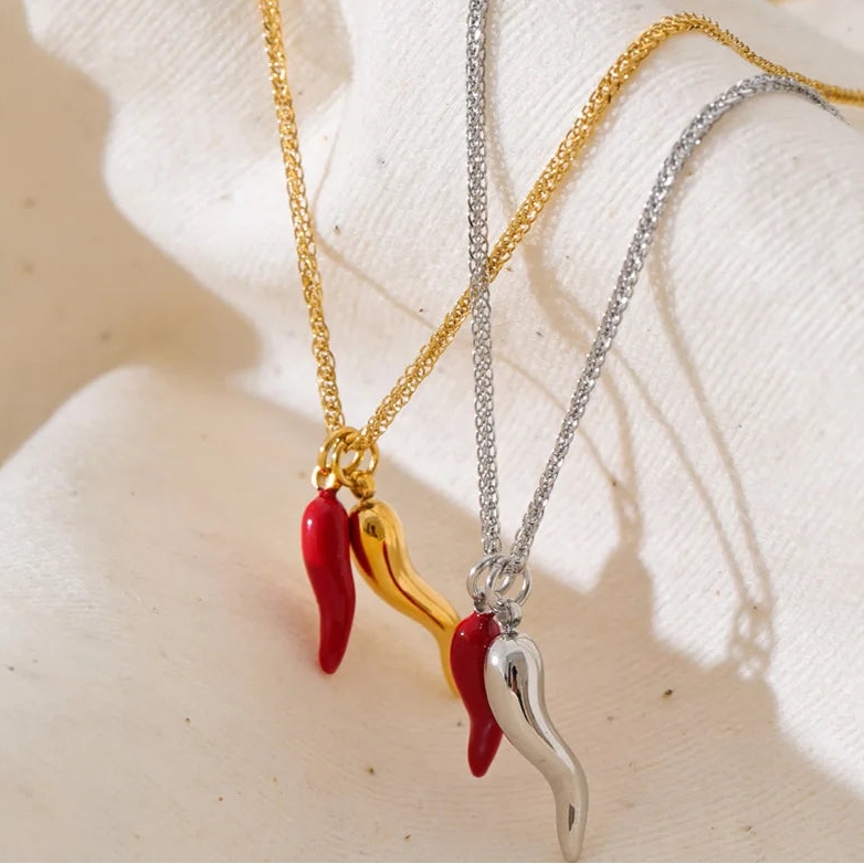Fortuna Duo Necklace | Gold & Platinum